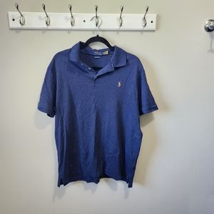 Polo Ralph Lauren Custom Slim fit Navy Polo Size XL